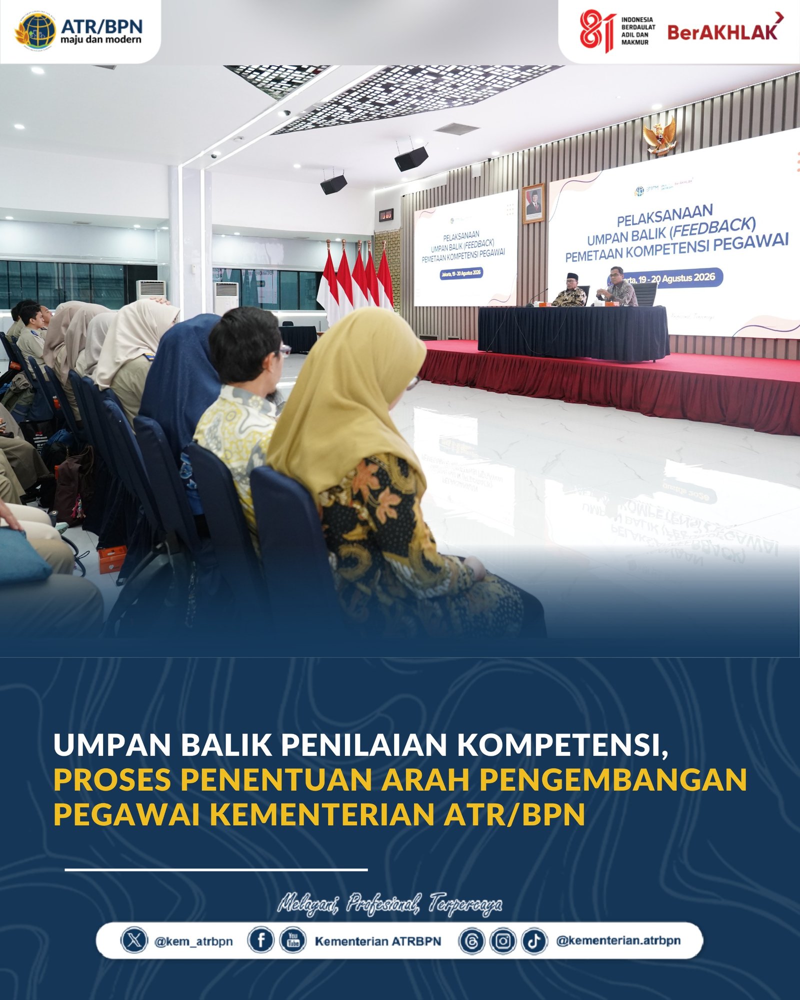 Umpan Balik Penilaian Kompetensi, Proses Penentuan Arah Pengembangan Pegawai Kementerian ATR/BPN